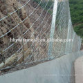 clôture en pierre de roche Fabrication de corde en acier pour la barrière flexible de barrière de chute de pierres de système de protection de pente